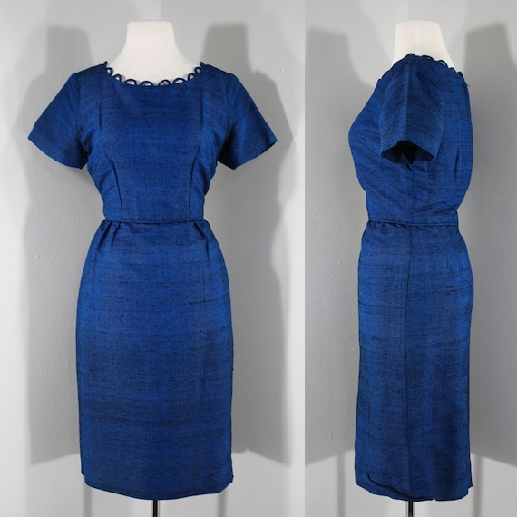 raw silk cocktail dress