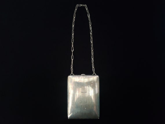 1920s Silver Plated Dance Bag | 1910s Vintage 925… - image 4