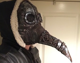 Steampunk Plague Doctor Mask - Armored Mask - Plague Doctor - Plague Doctor Mask - Plague Mask - Halloween Mask