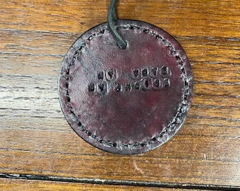 My Vote My Choice - Leather Ornament - America