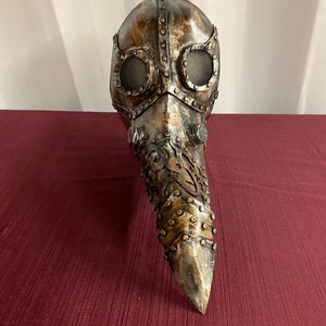 Steampunk Plague Doctor Mask Variant - Armored Mask - Plague Doctor - Plague Doctor Mask - Plague Mask - Halloween Mask