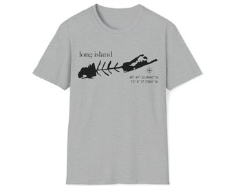Bone Fish Long Island Unisex Softstyle T-Shirt