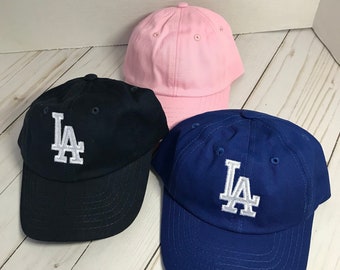 LA Dodgers Infant Cap, LA Dodgers Baby Hat, Baby Boy Dodgers Hat, Baby Girl Dodgers Hat, Pink Hat, Royal Blue Hat, Navy Blue Hat, White Hat