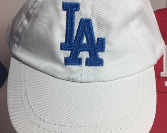 LA Dodgers Newborn Cap, LA Dodgers Baby Hat, Baby Boy Dodgers Hat, Baby  Girl Dodgers Hat, Pink Hat, Red Hat, Blue Hat, White Hat