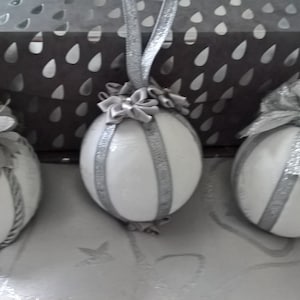 Chanel christmas ornaments etsy Clearance