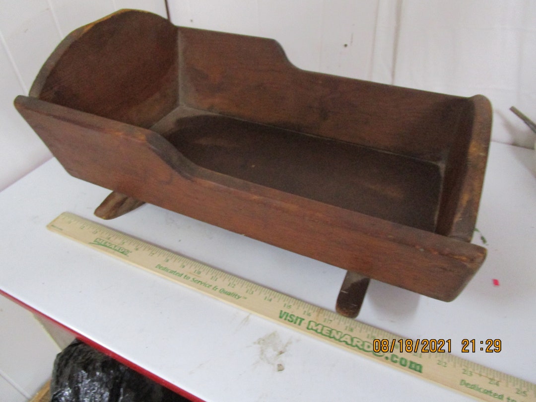 Antique Doll Cradle Etsy