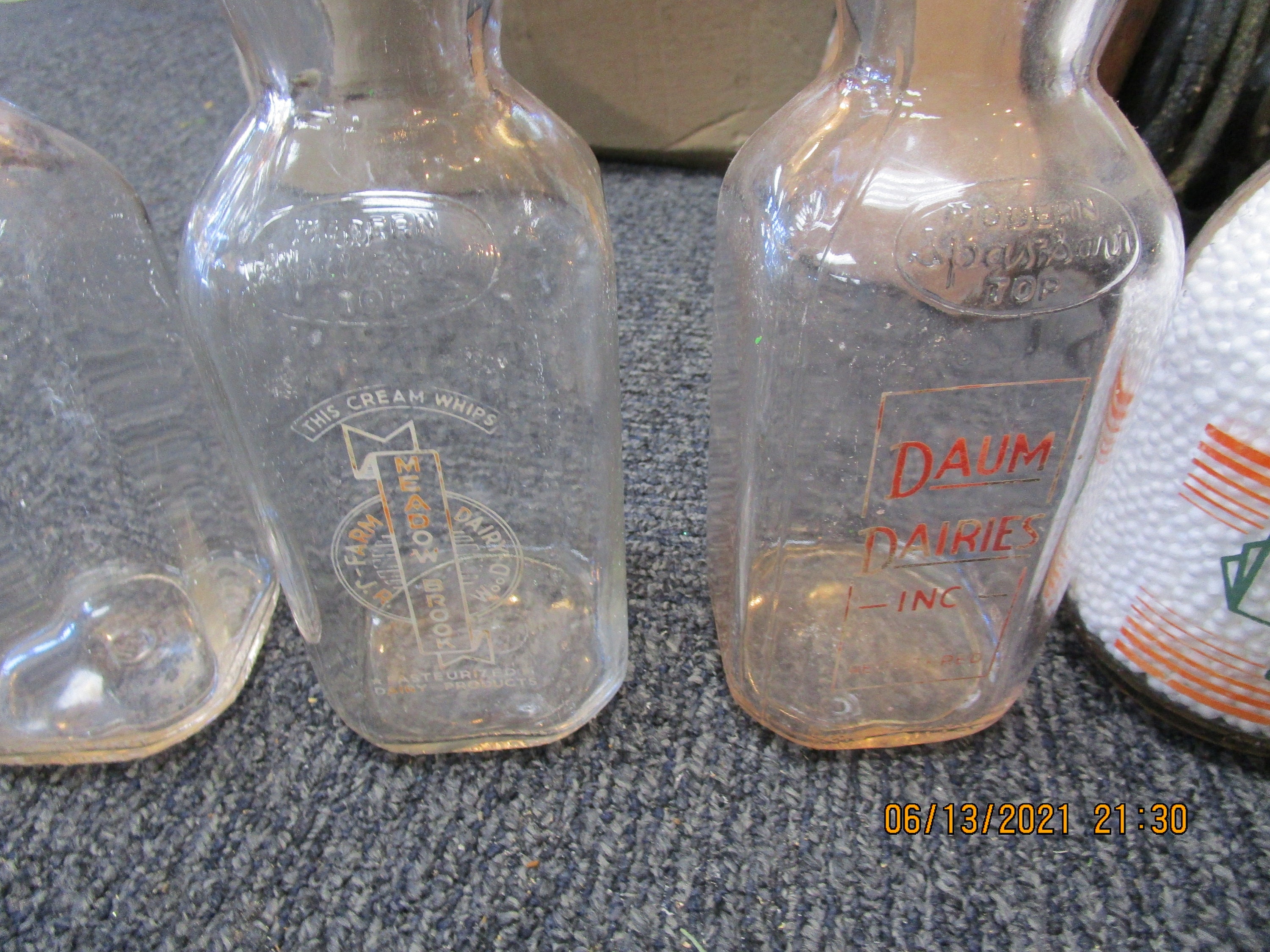 Antique Milk Bottles Etsy