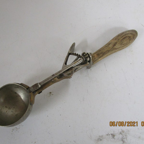 Antique Ice Cream Scoop Etsy