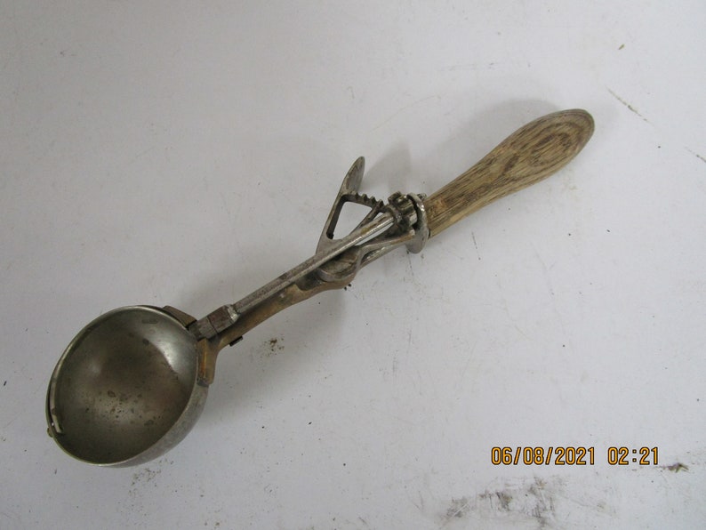 Antique Ice Cream Scoop Etsy