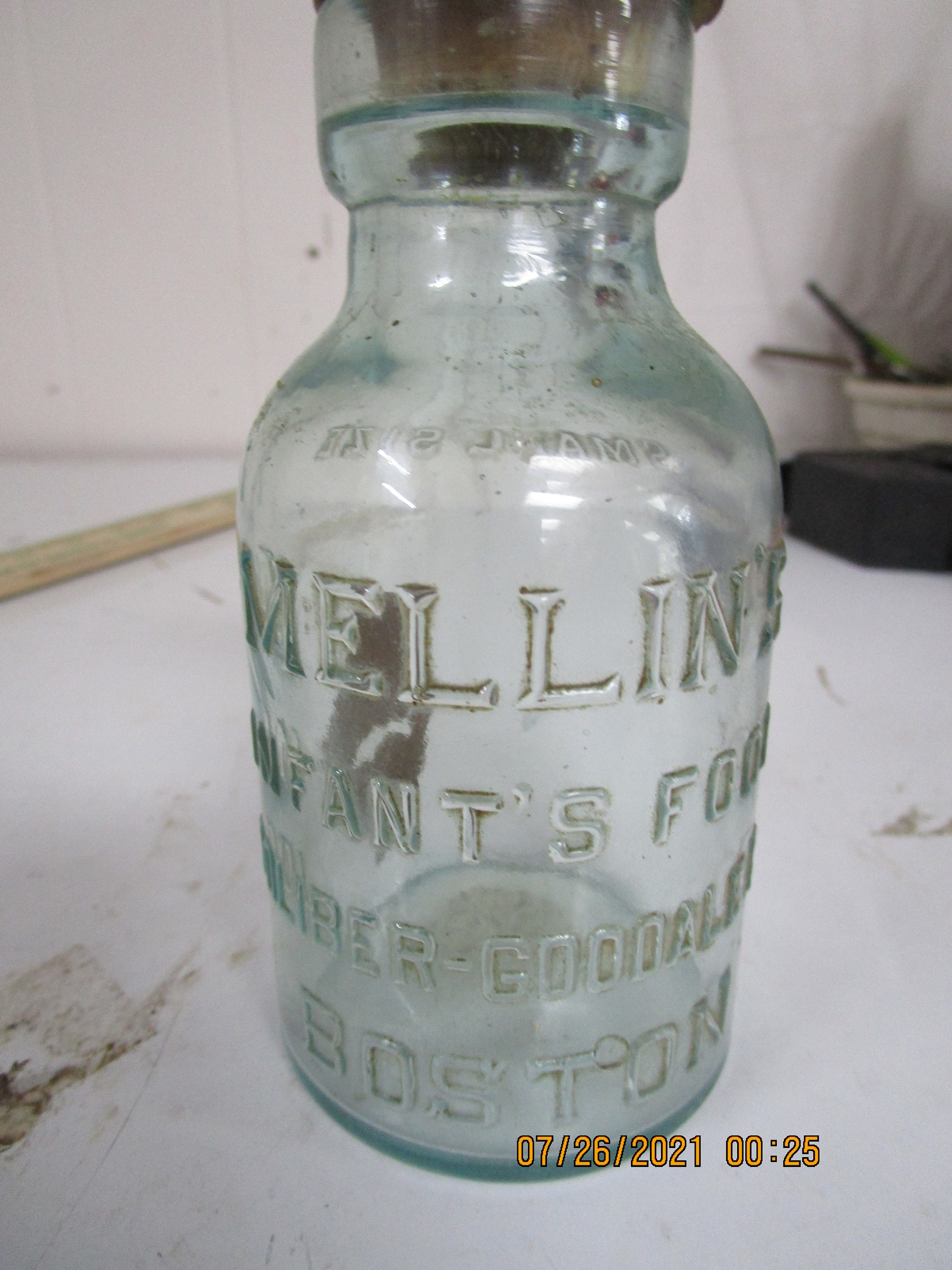 Antique Mellin s Infant Food Bottle Etsy