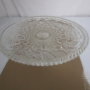 Spring Tradition Country Terrace 11&quot; Footed Cake Tray.