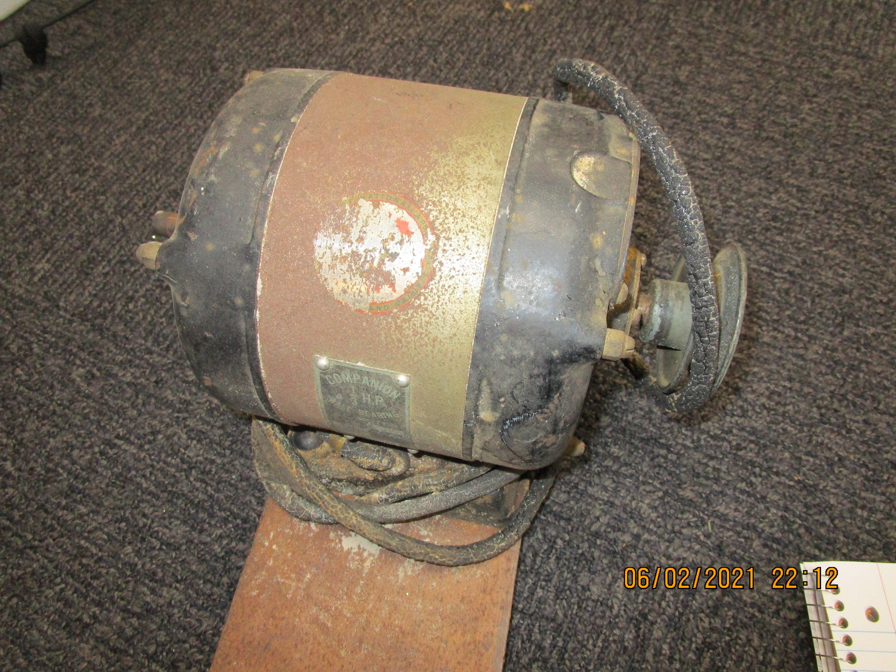 Antique Electric Motor Etsy