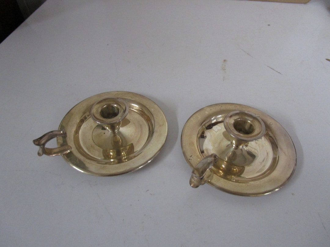 Antique Candle Stick Holders Etsy