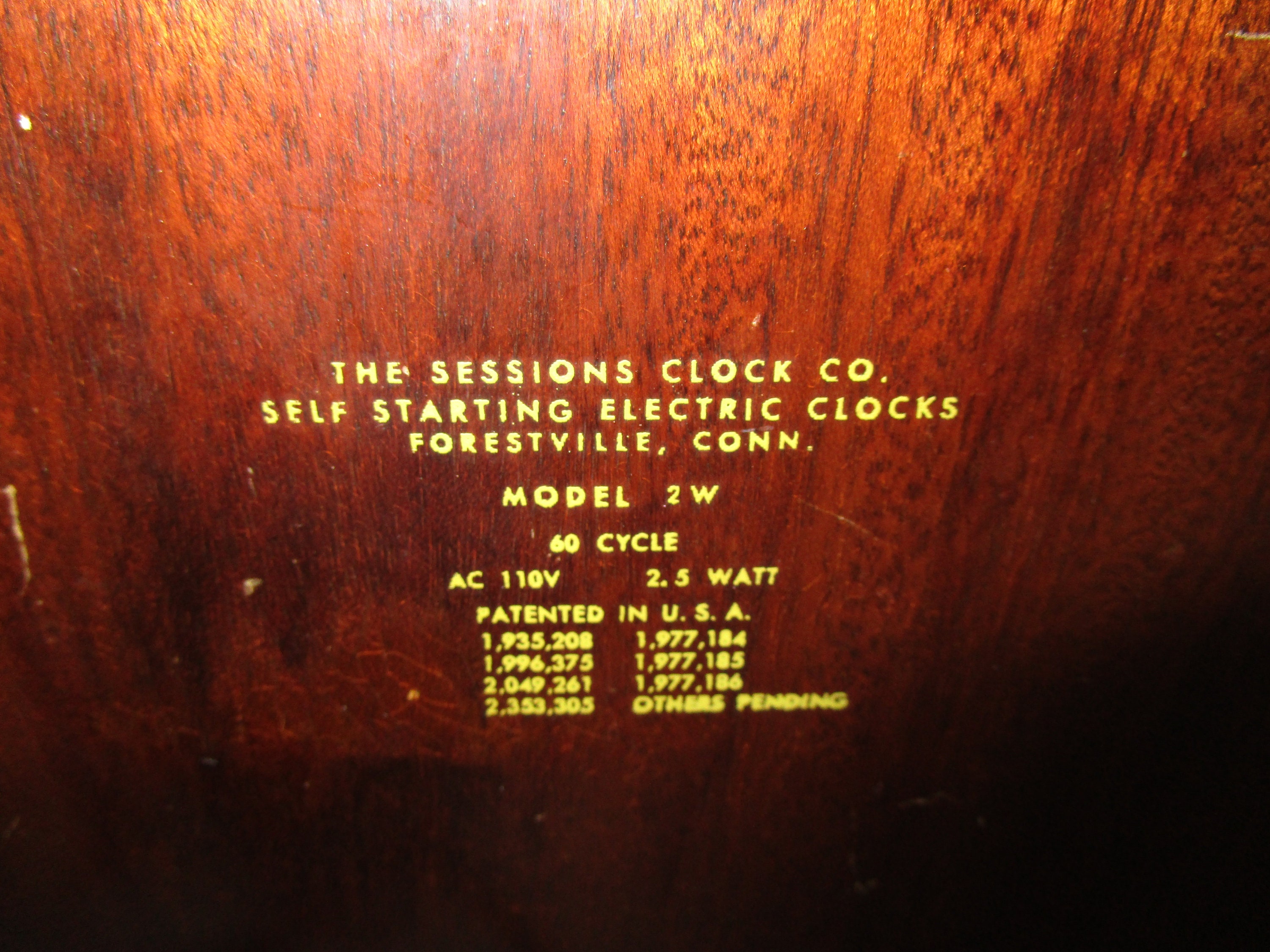 Sessions Vintage Clock Etsy