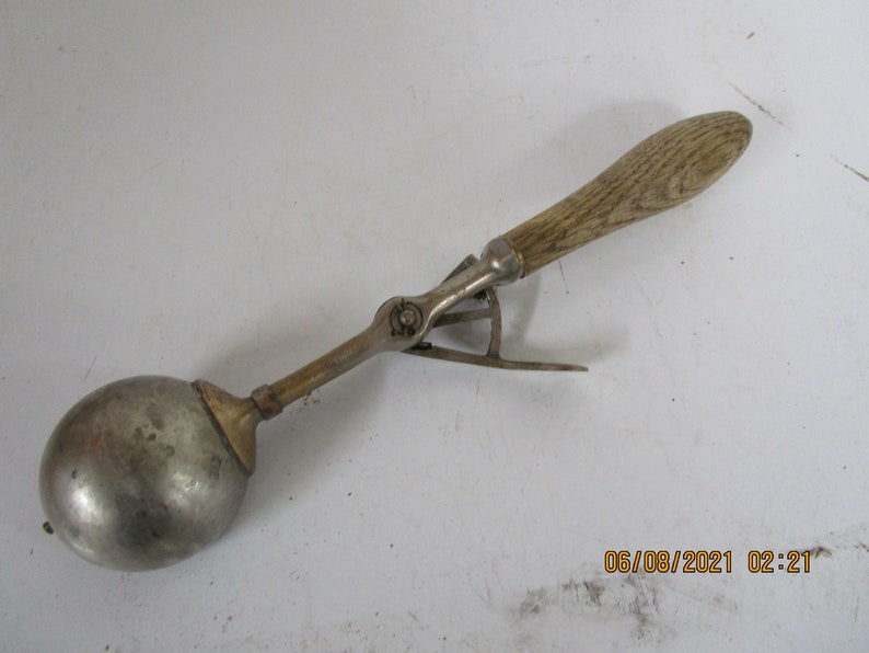 Antique Ice Cream Scoop Etsy