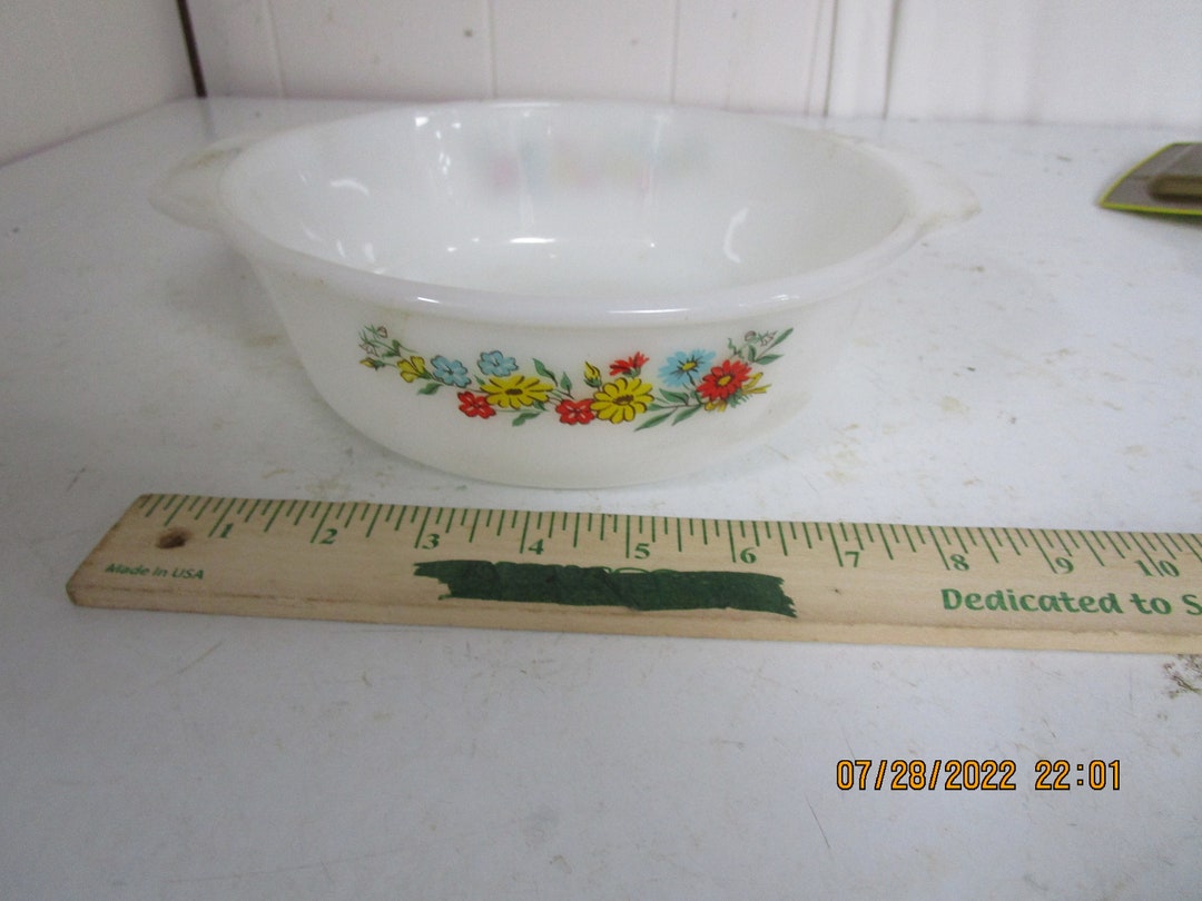 Vintage Fire King Baking Dish Etsy