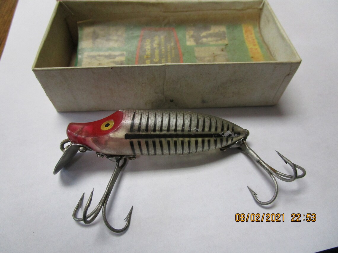 Vintage Heddon Fishing Lure Etsy