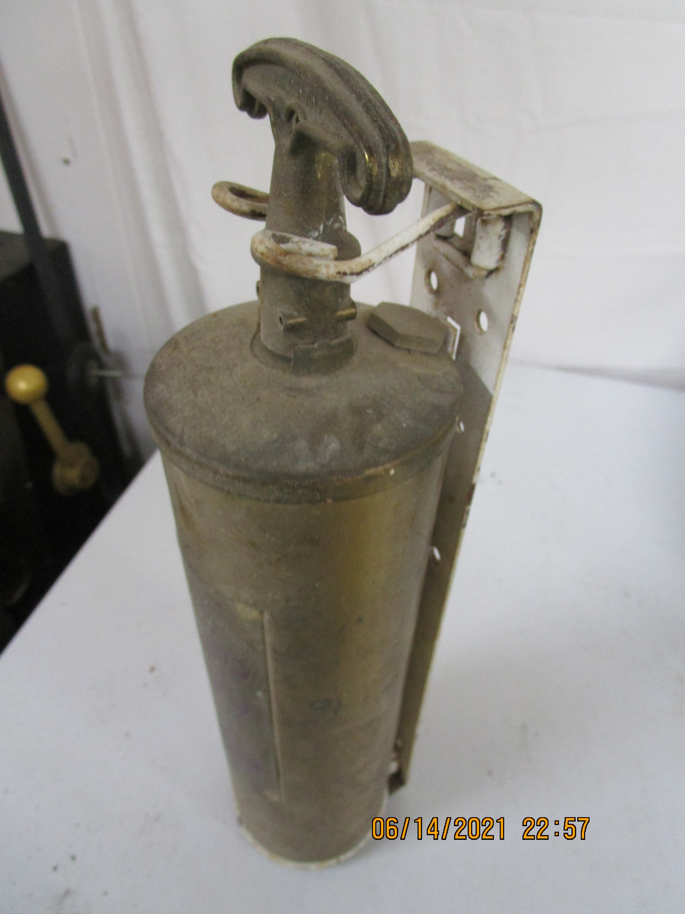 Antique Brass Fire Extinguisher Etsy