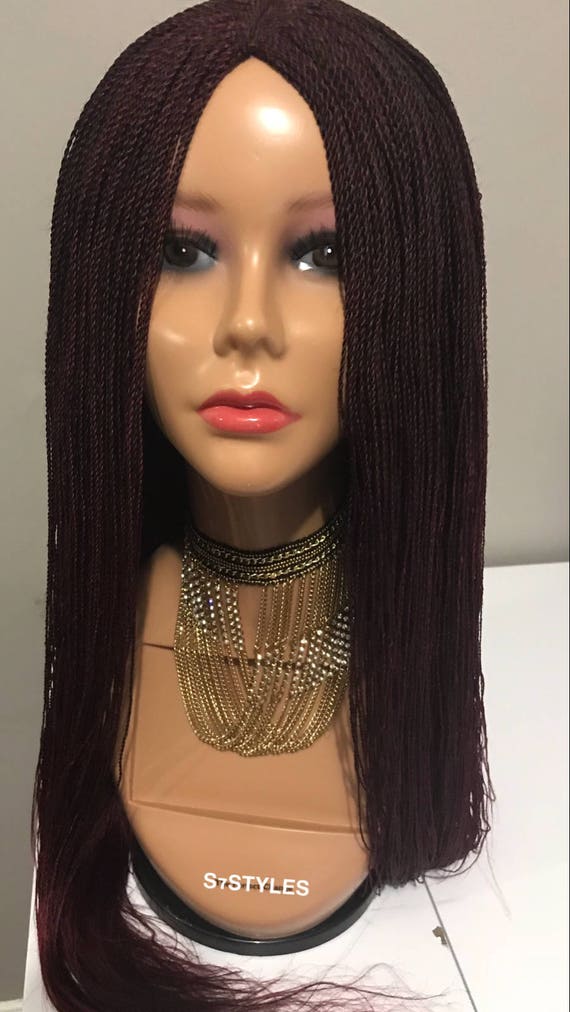 Queen Of Sheba Middle Side Part Micro Million Senegalese Twist Etsy