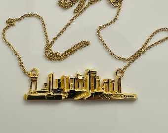 18k Gold Takht e jamshid Neckles Persepolis