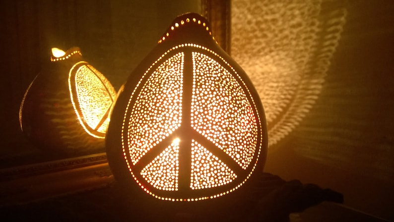 Peace /& Love Lamp Shade Modern Lamps Creative Gifts Unique Living Room Decor Lamps for Night Stands