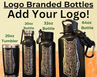 Custom Logo Water Bottle, Custom Steel Drink Bottle, Custom Logo Water Tumbler, Personalized Name Water Bottle, Custom Name Water Tumbler