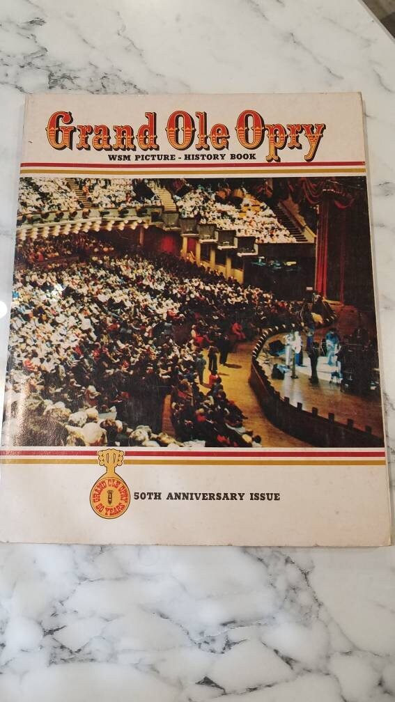 Grand Ole Opry 50th Anniversary Book 1978 Plus Opry Program - Etsy