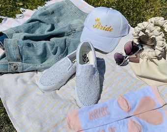 Slip on Platform Wedding Vans