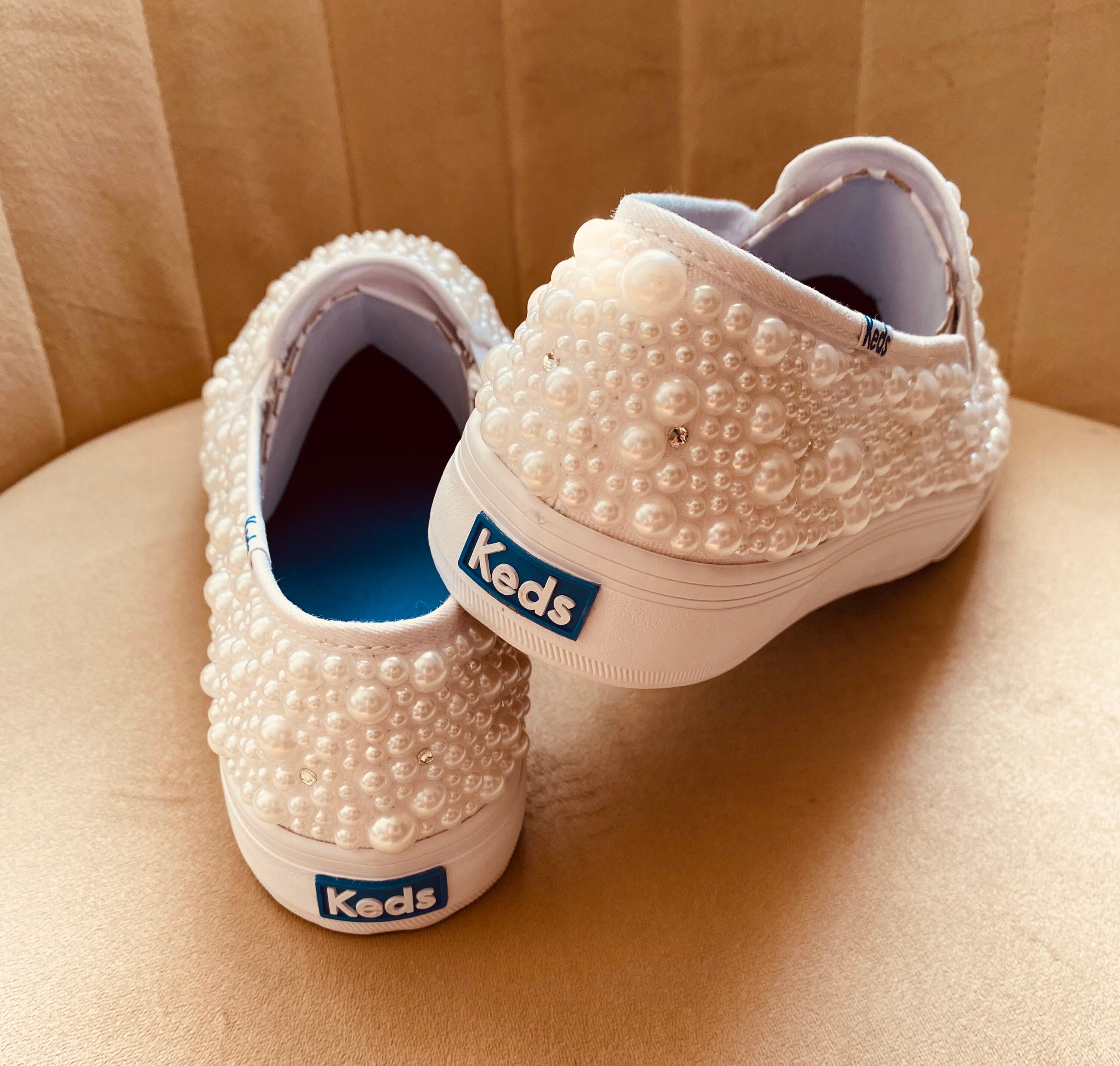 white wedding keds