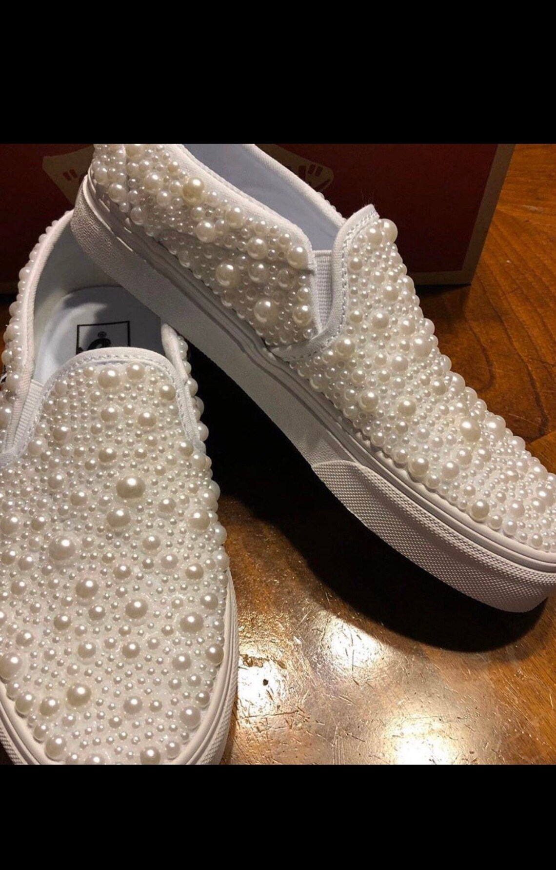 Custom Wedding Slip on Vans | Etsy