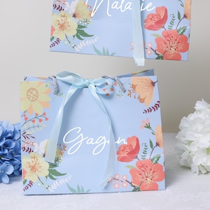 Personalisierte Geburtstagsgeschenktasche, Geburtstagsgeschenktasche Mädchen, Geburtstagstaschen für Sie, Geburtstagstaschen, Muttergeschenktasche, Hochzeitsgeschenk, personalisierte Tasche