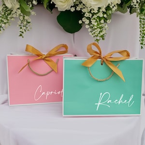 Borse regalo personalizzate per damigelle d'onore, borse regalo per matrimoni, borse regalo per addii al nubilato, borse regalo per feste nuziali, borse regalo di ringraziamento, borse regalo di compleanno