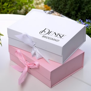 Gepersonaliseerde geschenkverpakkingen bruidsmeisje, Will You Be My Bridesmaid, Lege geschenkdozen, geschenkdozen bruidsmeisje, aangepaste geschenkdozen,