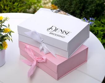 Personalized Bridesmaid Gift Boxes, Will You Be My Bridesmaid, Empty Gift Boxes, Bridesmaid Proposal Boxes, Custom Gift Boxes,