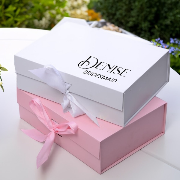 Cajas de regalo personalizadas para dama de honor, ¿Serás mi dama de honor, cajas de regalo vacías, cajas de propuesta de dama de honor, cajas de regalo personalizadas,