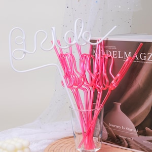 Bachelorette Straws | Bachelorette Party favors | Camp Bachelorette Party gifts | Funny Bridesmaids Gifts | Bachelorette Party Supplies
