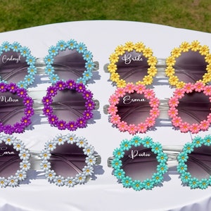 Daisy glasses of adults and children，Trendy Sunglasses for Wedding Guests of All Ages，Thoughtful Gift for Flower Girls