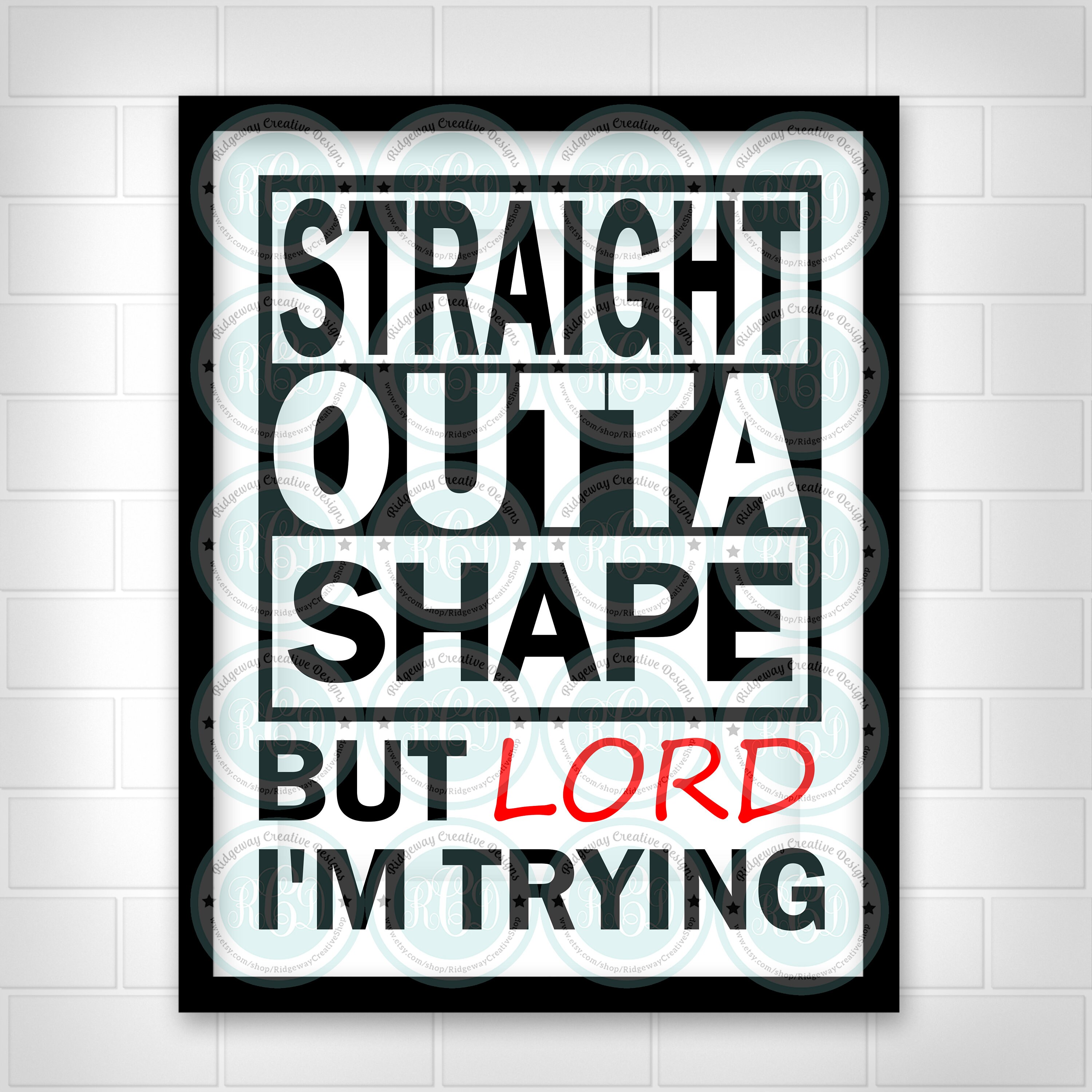 Download Bundle Straight Outta Shape SVG Straight Outta SVG Bundle | Etsy