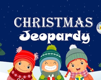 Christmas Jeopardy Powerpoint Game | Christmas Jeopardy Game | Games for Christmas | Zoom Friendly Games | Family Edition Jeopardy - 3 Games