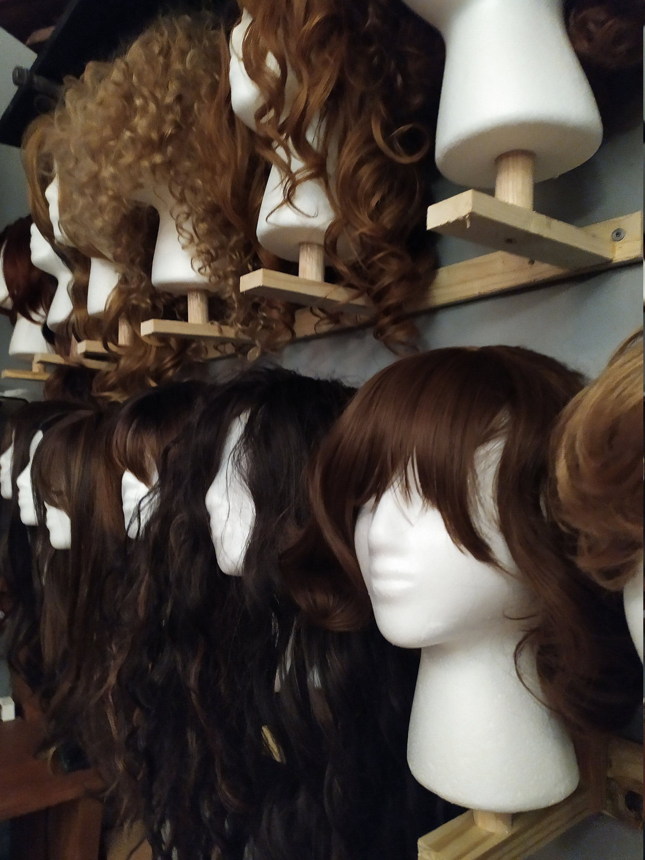 Hanging Wig Rack | Ultimate Space-Saving Display & Storage for Multiple Wigs | Hang Anywhere! Give Your Wigs a Home!