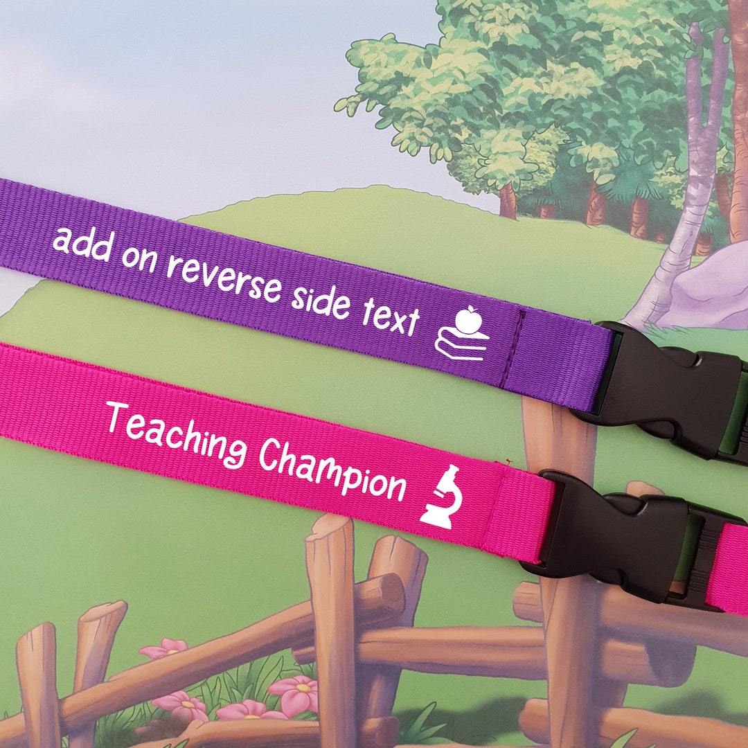 Add on Lanyards Reverse Side Text/only Available Upon Purchase of