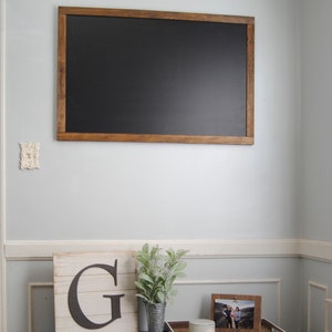 Custom Chalkboard Sign For Wall Hanging Personalized Chalk Board Sign Rustic Wood Framed Chalkboard Sign - 24x36 Inches