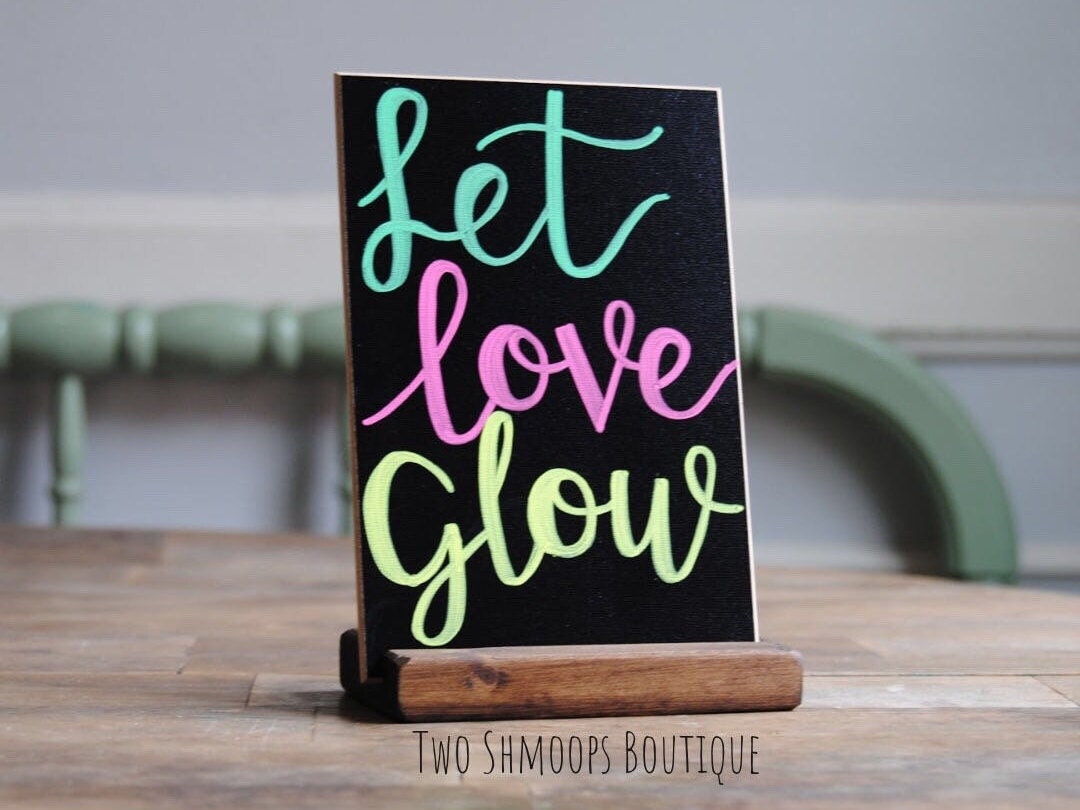 Rustic Chalkboard Sign With Stand - 4x6 Inches - Blank or Personalized ...