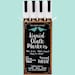 White Chalk Markers- Pack of 4 Chalk Markers - Liquid Chalk Pens for Chalkboard Lettering  - By Two Shmoops Boutique 