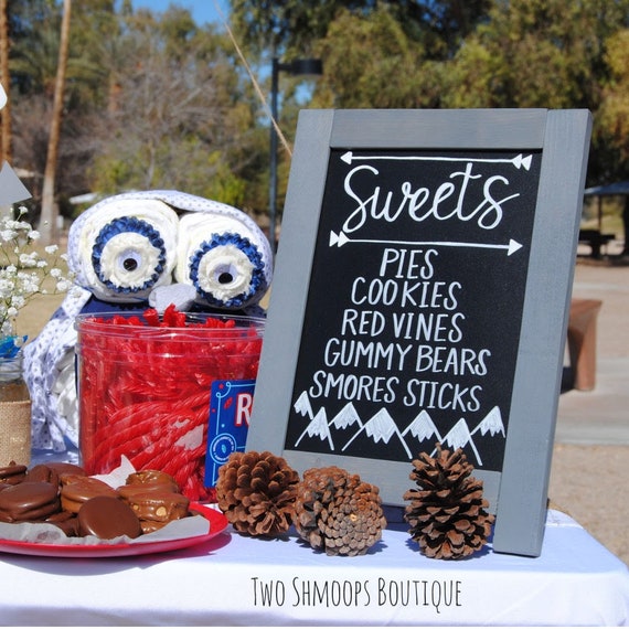 Small Chalkboard Easel Custom Chalkboard Sign Tabletop Etsy