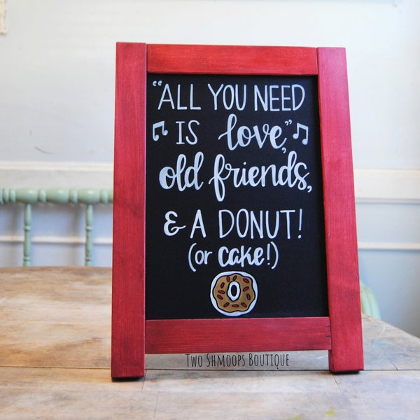 Tabletop Chalkboard Menu - Etsy