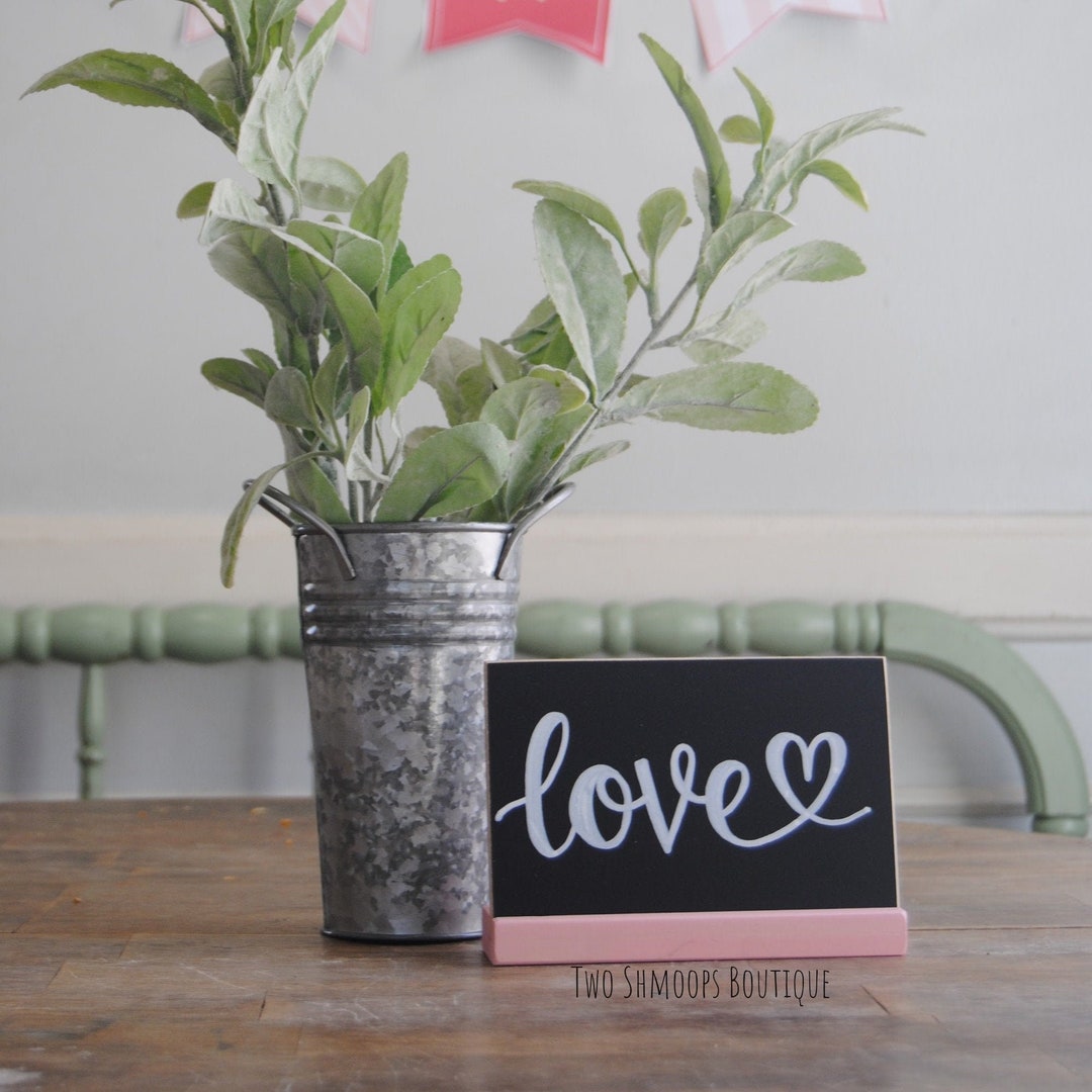 Mini Chalkboard Sign With Stand 4 X 6 Inches Blank or Etsy Australia
