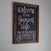 Rustic Chalkboard Sign - 16x20 Inches - Personalized Or Blank - By Two Shmoops Boutique 