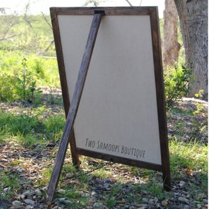 Personalized Chalkboard Sign Easel