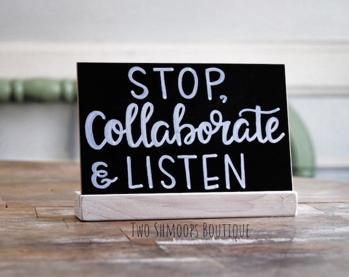 Set of 6 Small Chalkboard With Clothespins Etsy